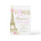 Cartes d'invitation de fête rose et or élégantes e