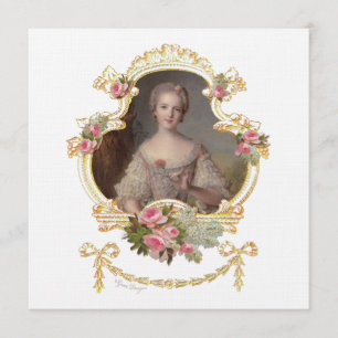 Cartes d'invitation de la jeune Marie Antoinette