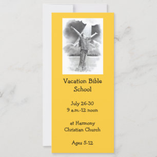 CARTES D'INVITATION DE L'ÉCOLE BIBLE VACANCES