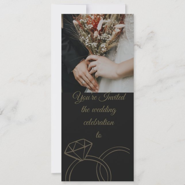 Cartes d'invitation de mariage (Devant)