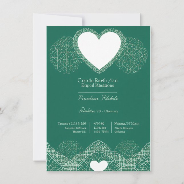 cartes d'invitation de mariage (Devant)