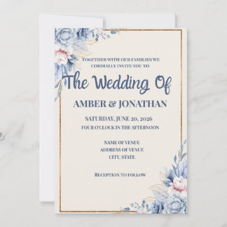 Cartes d'invitation de mariage 