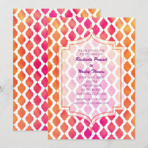 Cartes d'invitation de mariage arabes marocaines r