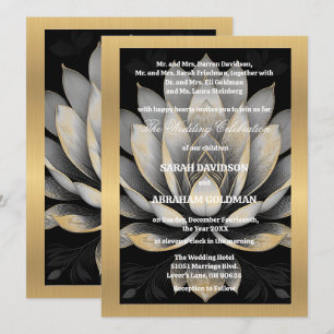 Cartes d'invitation de mariage classiques pour par