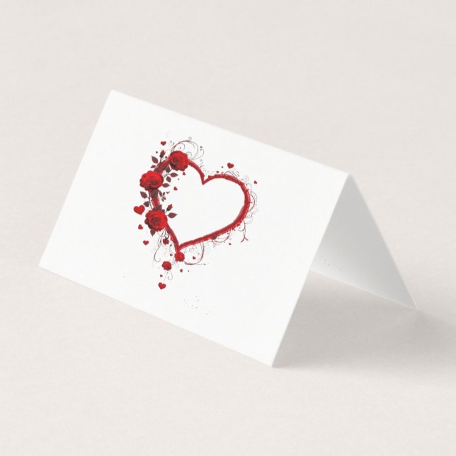 Cartes d'invitation de mariage d'amour (Front)