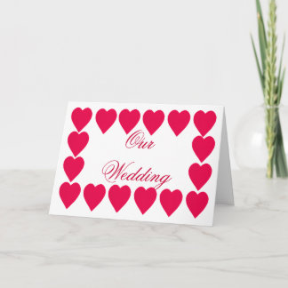 Cartes d'invitation de mariage de la frontière des