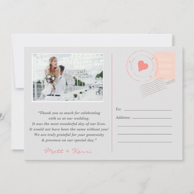 Cartes d'invitation de mariage de printemps floral (Dos)