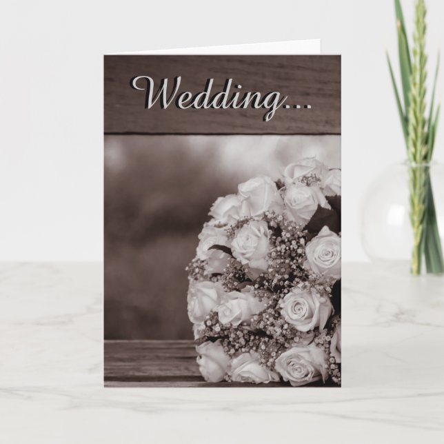 Cartes d'invitation de mariage élégantes 12 (Devant)
