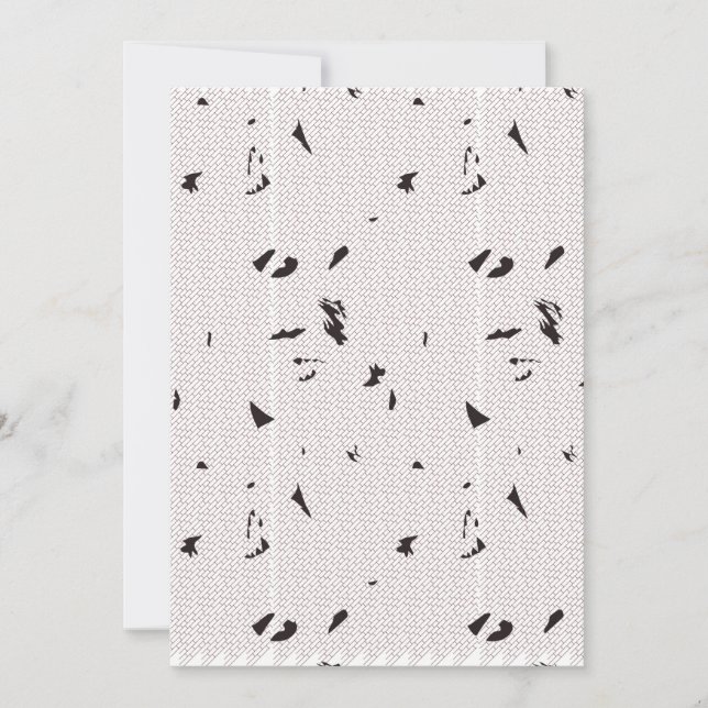 Cartes d'invitation de mariage glisser-déposer (Devant)