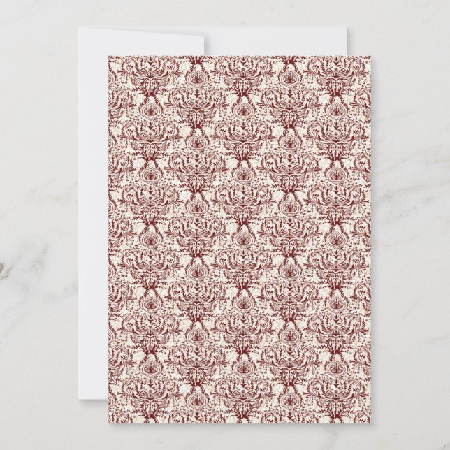 Cartes d'invitation de mariage glisser-déposer (Devant)