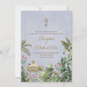 Cartes d'invitation de mariage indien Invitations 