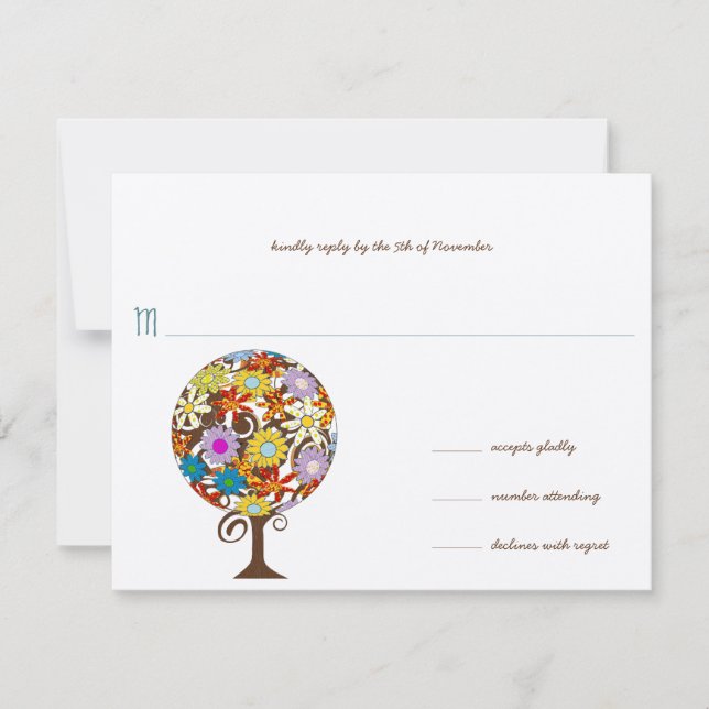 Cartes d'invitation de mariage Magical Forest Circ (Devant)