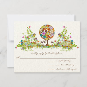 Cartes d'invitation de mariage Magical Forest Circ