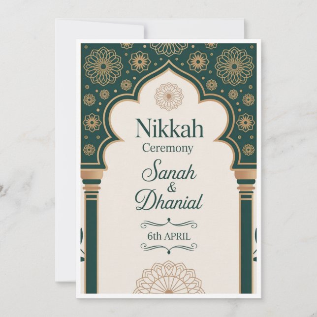 Cartes d'invitation de mariage minimalistes 💍 – P (Devant)