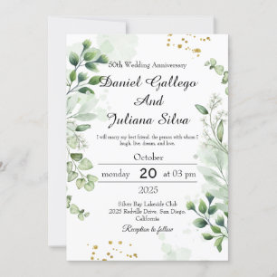 Cartes d'invitation de mariage ou d'anniversaire d
