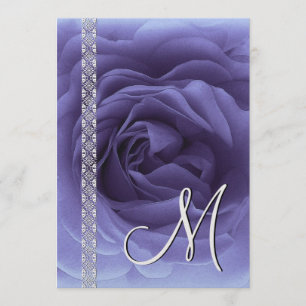 Cartes d'invitation de mariage PERIWINKLE BLUE Ros