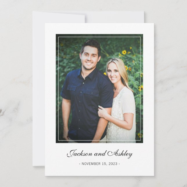 Cartes d'invitation de mariage | Simplement Belle  (Devant)