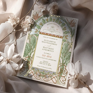 Cartes d'invitation de mariage Strelitzia Foil Nou