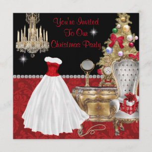 CARTES D'INVITATION DE NOËL AU CHARME VINTAGE