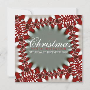 Cartes d'invitation de Noël tribales insulaires