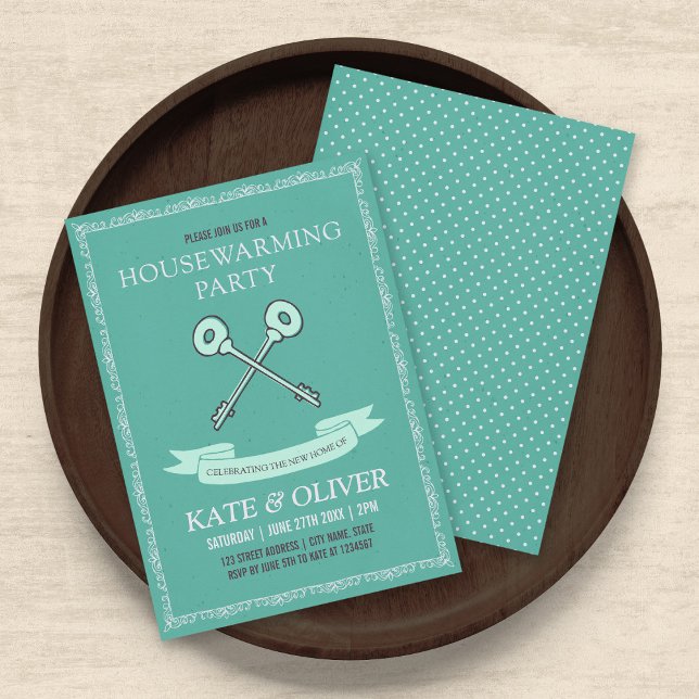 Cartes d'invitation de pendaison de crémaillère de (Créateur téléchargé)