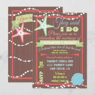 Cartes d'invitation de réception de mariage après