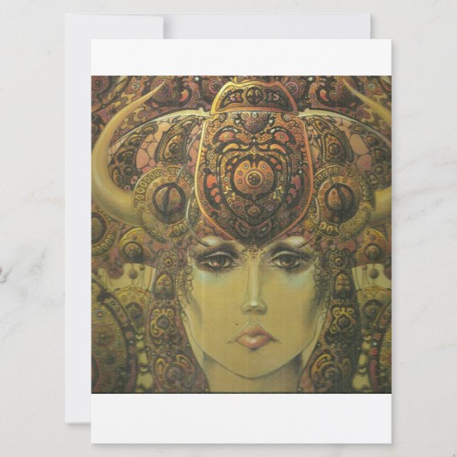 Cartes d'invitation Design tzigane (Devant)