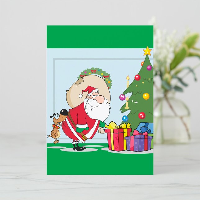 Cartes d'invitation drôles du Père Noël (Créateur téléchargé)