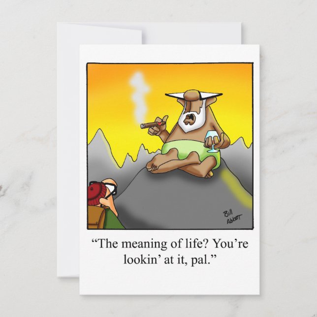 Cartes d'invitation drôles pour une fête du cigare (Devant)