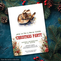 Cartes d'invitation éditable pour une fête de Noël