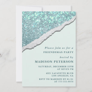 Cartes d'invitation élégantes pour Friendsmas pail
