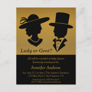 Cartes d'invitation élégantes pour la fête de révé