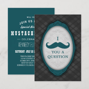 Cartes d'invitation élégantes pour la soirée Moust