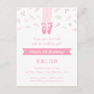 Cartes d'invitation élégantes pour l'anniversaire