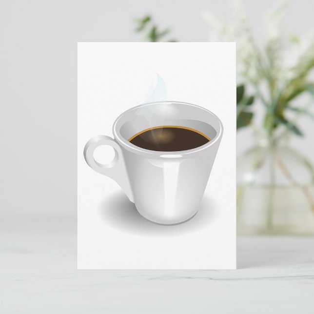 Cartes d'invitation Espresso (Créateur téléchargé)