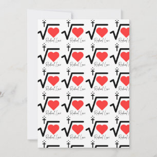Cartes d'invitation et de remerciement Radical Lov