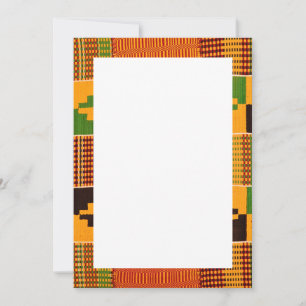 Cartes d'invitation et faire-part à motifs africai