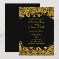 Cartes d'invitation guépard de la jungle exotique