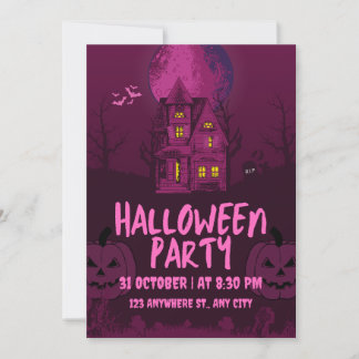 Cartes d'invitation Halloween !