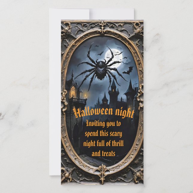 Cartes d'invitation Halloween (Devant)