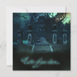 Cartes d'invitation Halloween effrayantes de Maiso