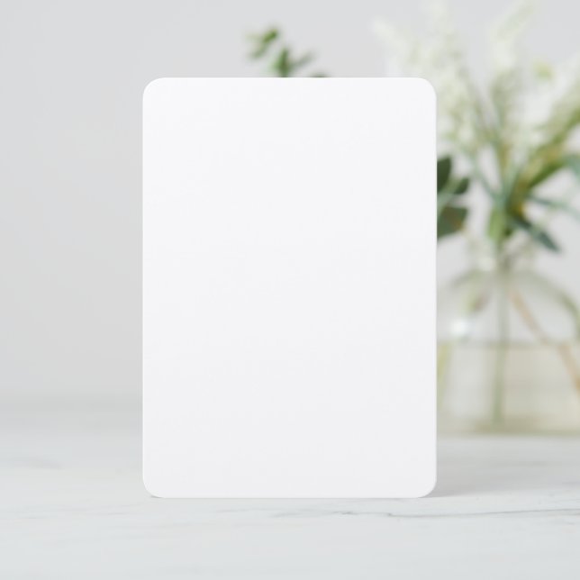 Cartes d'invitation Kraft 8,9 x 12,7 cm sur mesure (Debout devant)