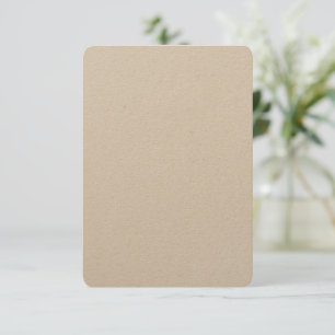 Cartes d'invitation Kraft 8,9 x 12,7 cm sur mesure