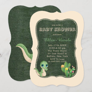 Cartes d'invitation mignonnes pour Baby Shower Cac