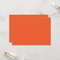Cartes d'invitation minimalistes orange de luxe