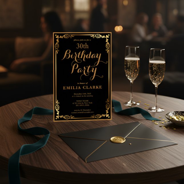 Cartes d'invitation modernes et élégantes pour l'a (Créateur téléchargé)