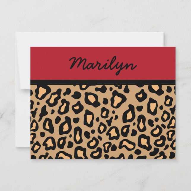 Cartes d'invitation personnalisées avec impression (Devant)
