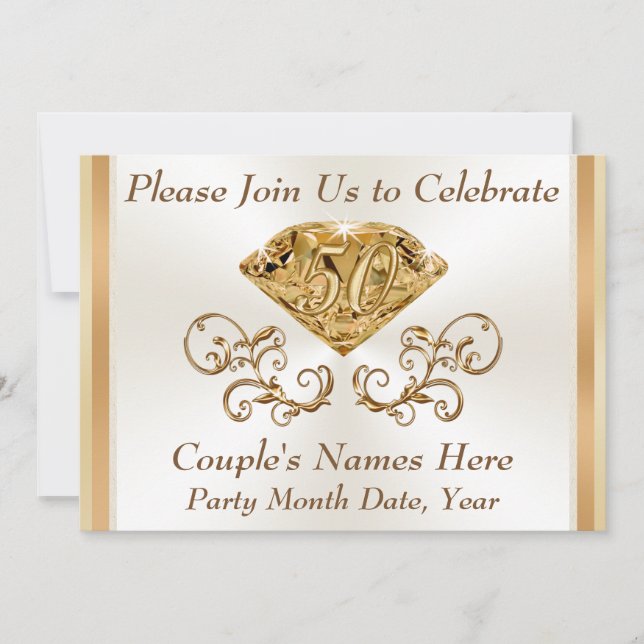 Cartes d'invitation personnalisées et époustouflan (Devant)