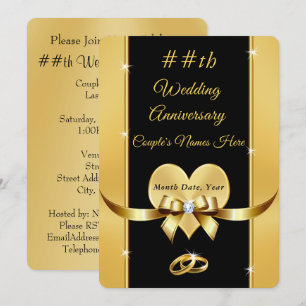 Cartes d'invitation personnalisées pour anniversai