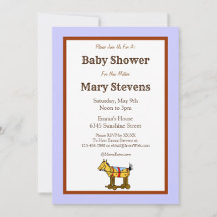 Cartes d'invitation personnalisées pour Baby Showe